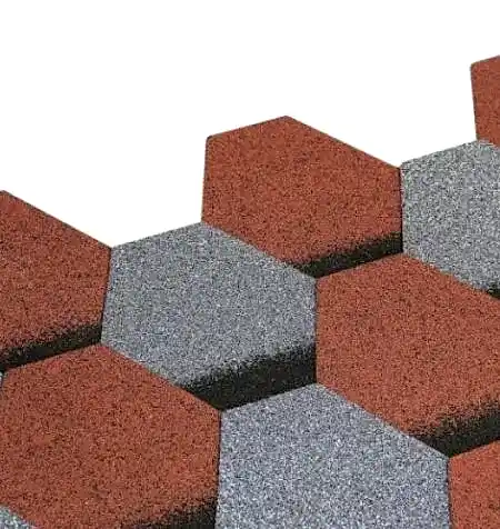 Sim Shingle Plus Altıgen Kırmızı