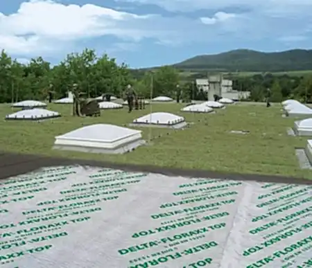 Yeşil Çatı Drenaj Sistemi - Delta®-Floraxx TOP